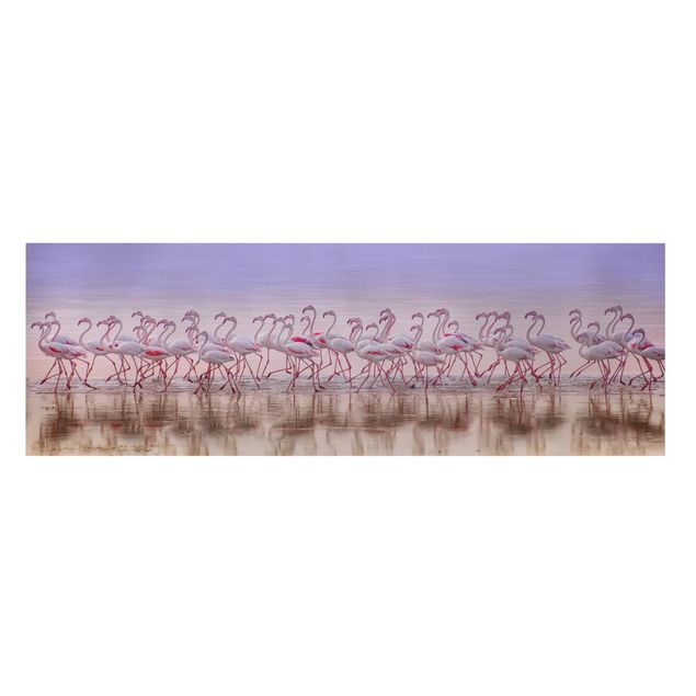 Animal canvas Flamingo Party