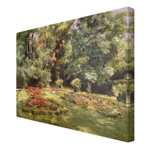 Canvas art Max Liebermann - Flower Terrace Wannseegarten
