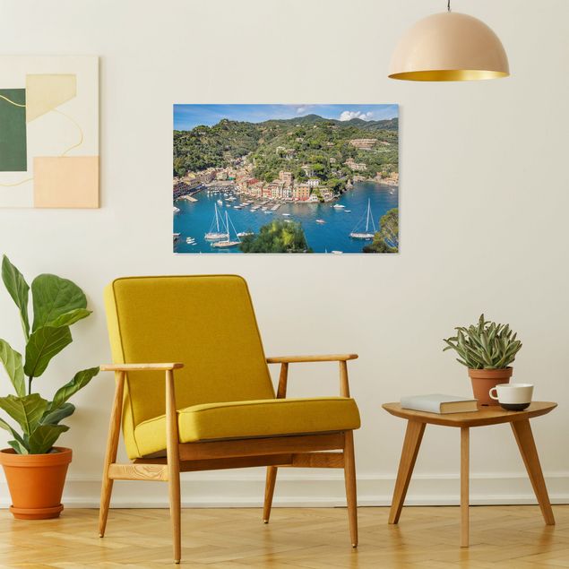 Prints landscape Portofino Harbour