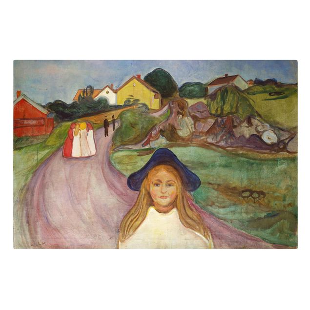Landscape wall art Edvard Munch - White Night