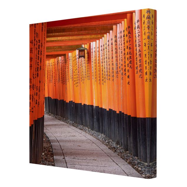 Canvas prints architecture A Thousand Red Torii