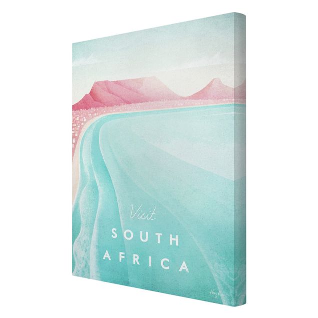 Sea print Travel Poster - South Africa
