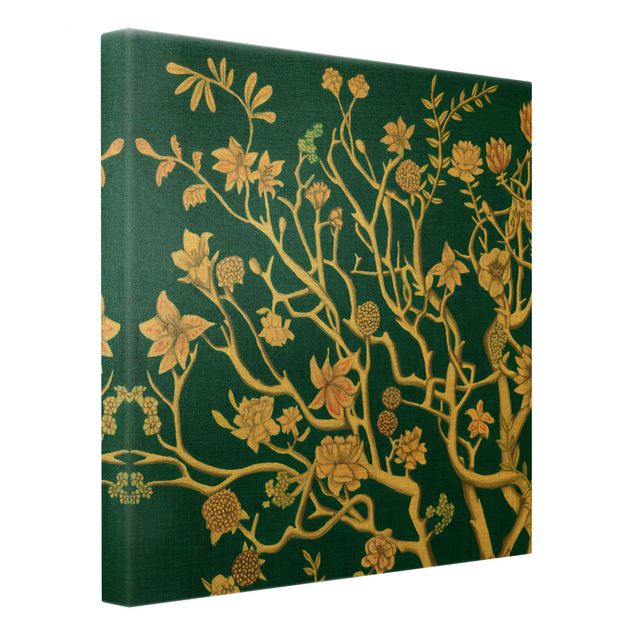 Prints Chinoiserie Flowers At Night I