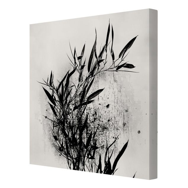 Art prints Graphical Plant World - Black Bamboo