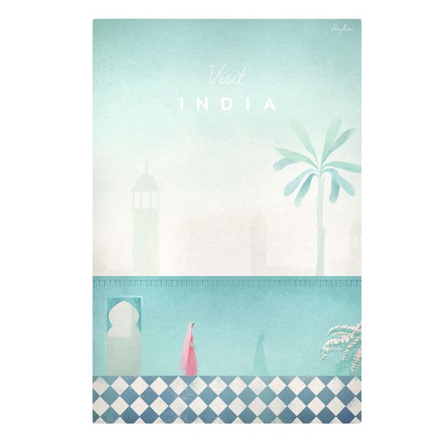 Canvas art Travel Poster - India