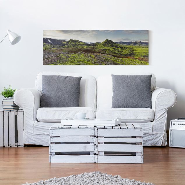 Landscape canvas prints Rjupnafell Iceland