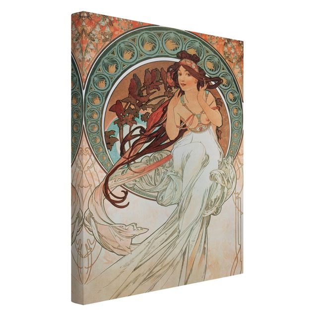 Art posters Alfons Mucha - Four Arts - Music
