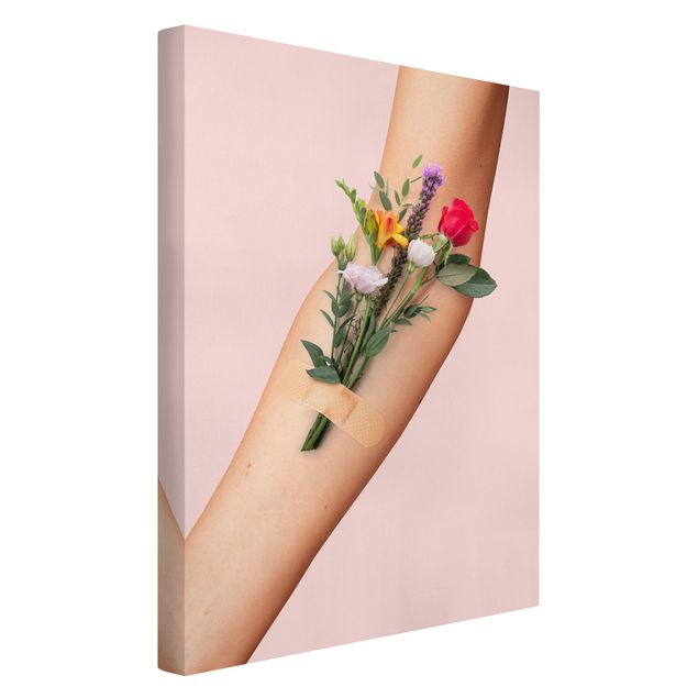 Canvas art Arm With Flowers
