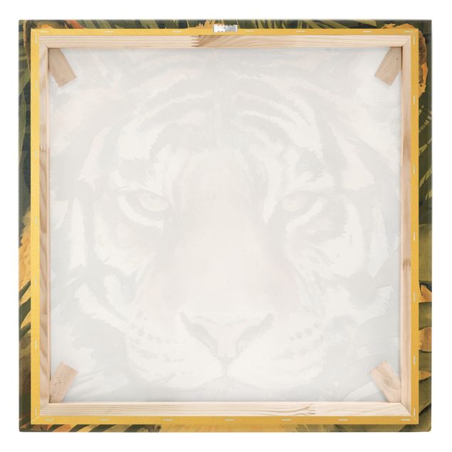 Prints flower Tiger In The Jungle