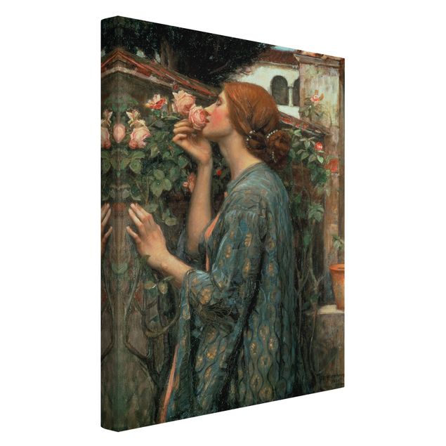 Canvas art John William Waterhouse - The Soul Of The Rose