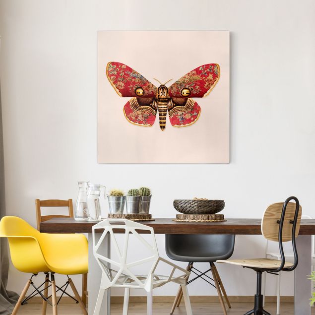 Canvas prints art print Vintage Moth