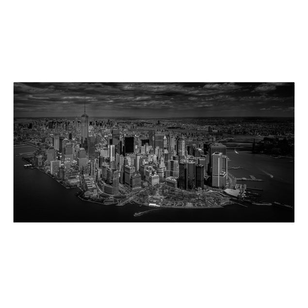 Contemporary art prints New York - Manhattan From The Air
