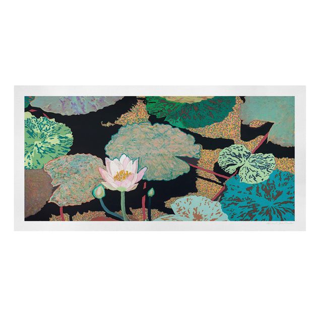 Contemporary art prints Lily With Leaves II