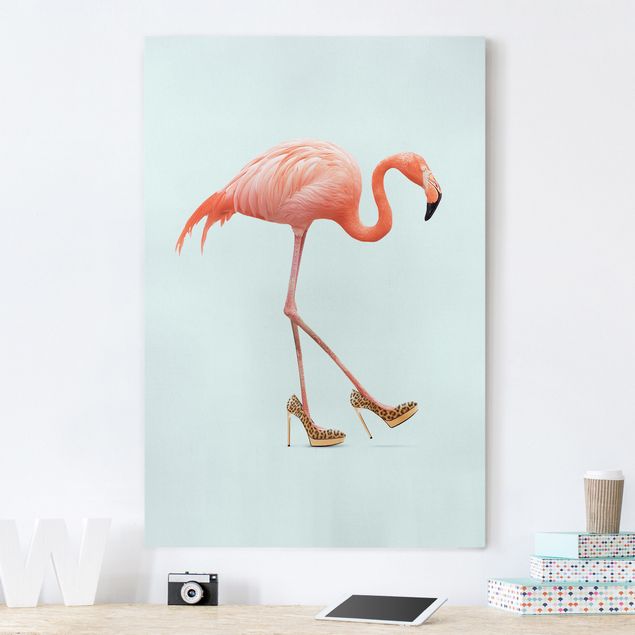 Kitchen Flamingo With High Heels