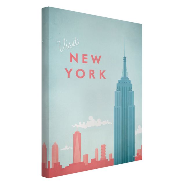 Canvas art Travel Poster - New York