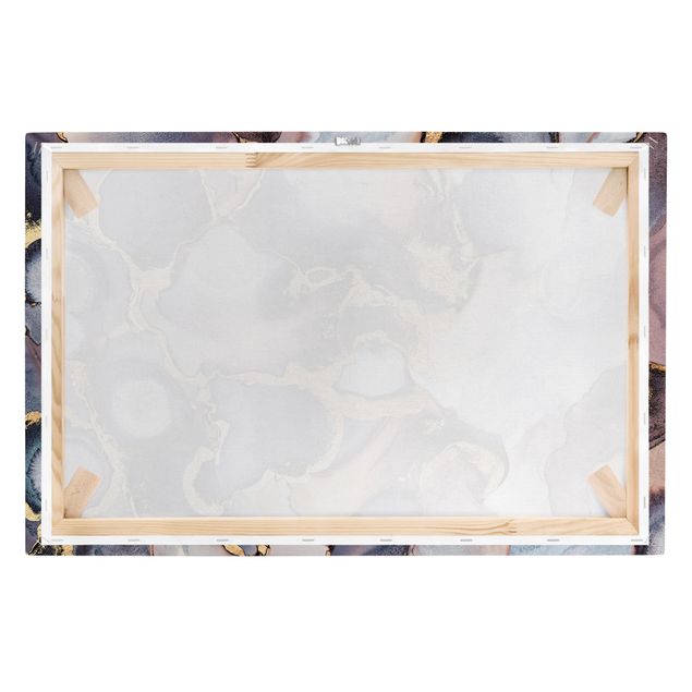 Prints Marble Watercolour With Gold