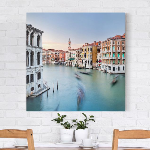 Kitchen Grand Canal View From The Rialto Bridge Venice