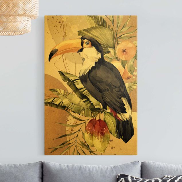 Animal wall art Tropical Birds - Toucan