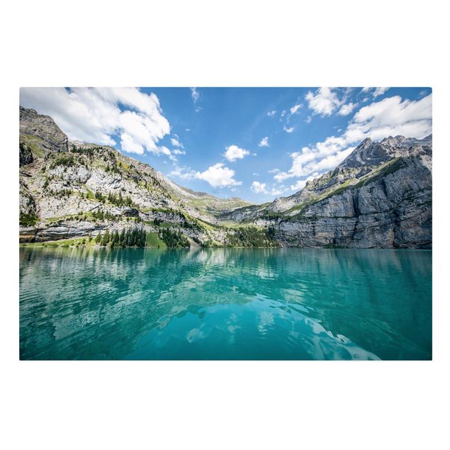 Prints Switzerland Divine Mountain Lake