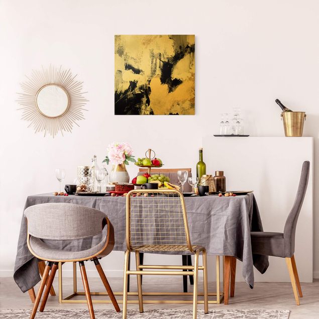 Wall art prints Golden Collage