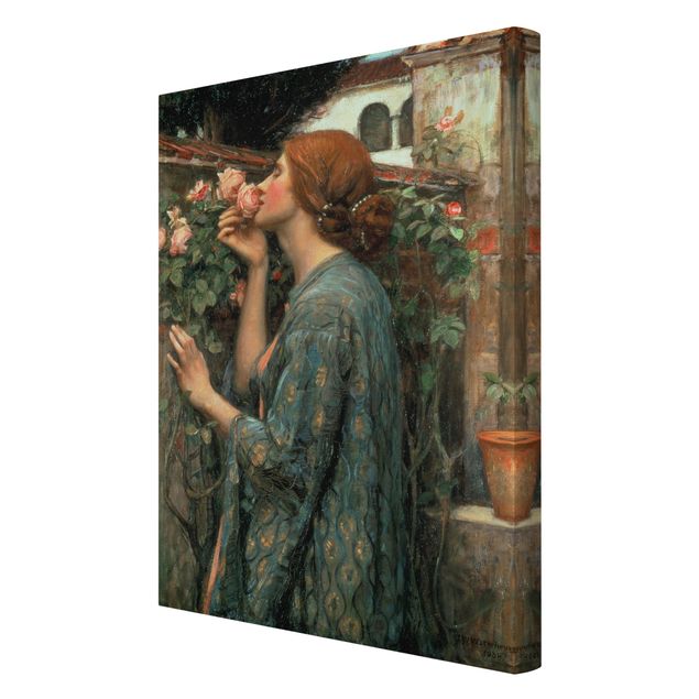 Contemporary art prints John William Waterhouse - The Soul Of The Rose