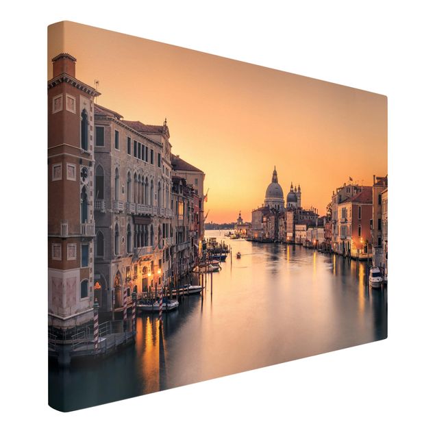 Canvas Italy Golden Venice