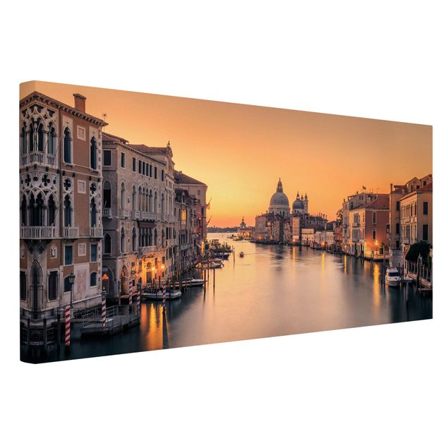 Canvas Italy Golden Venice