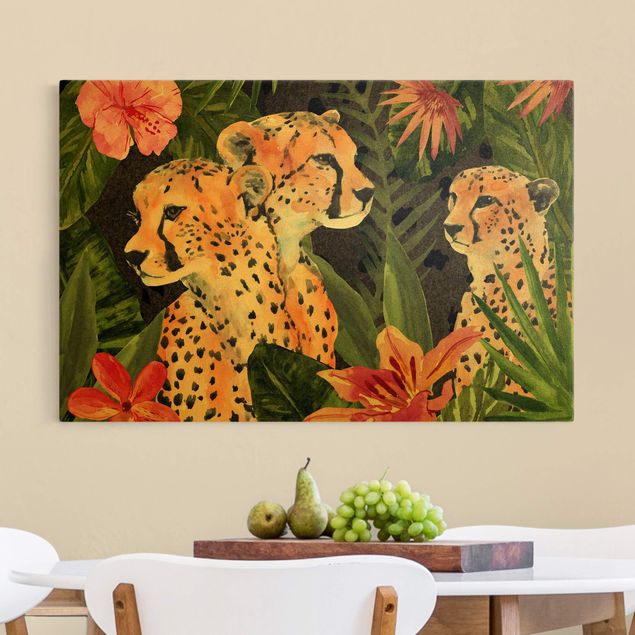 Safari animal prints Three Cheetahs In The Jungle