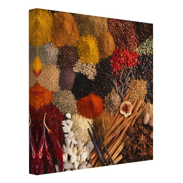 Orange canvas wall art Exotic Spices