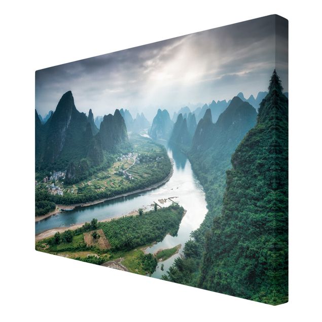 Prints modern View Of Li River And Valley