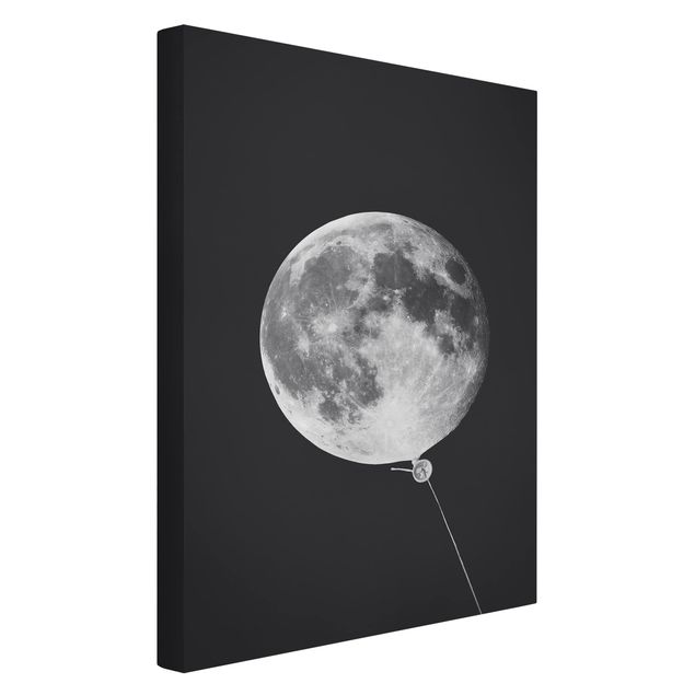 Canvas prints art print Balloon With Moon