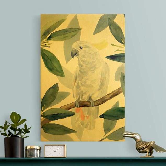Canvas birds Tropical Cockatoo I