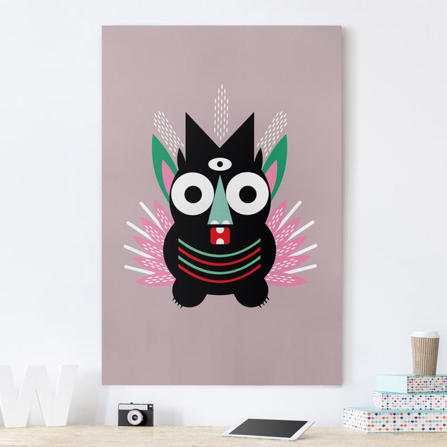 Kids room decor Collage Ethno Monster - Claws