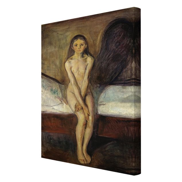 Canvas prints art print Edvard Munch - Puberty