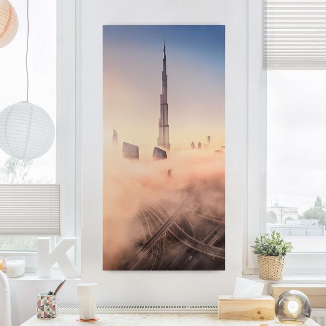 Asian prints Heavenly Dubai Skyline