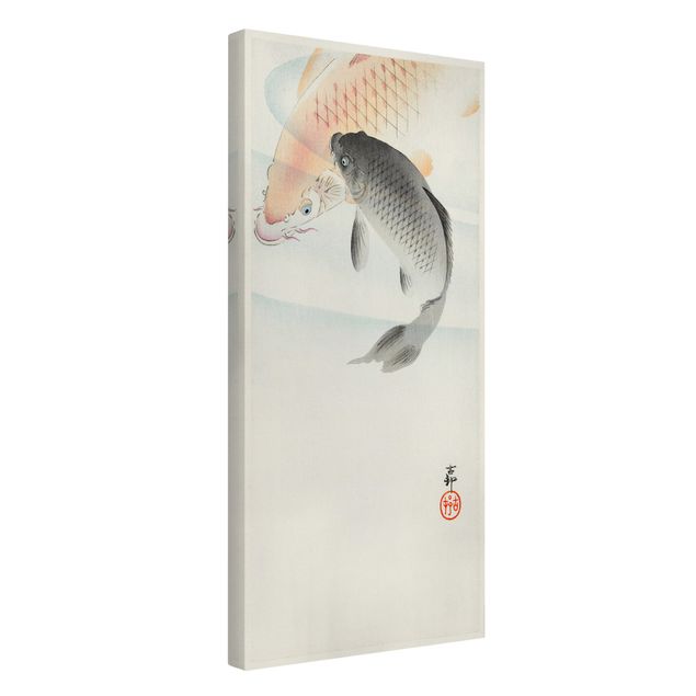 Vintage wall art Vintage Illustration Asian Fish L