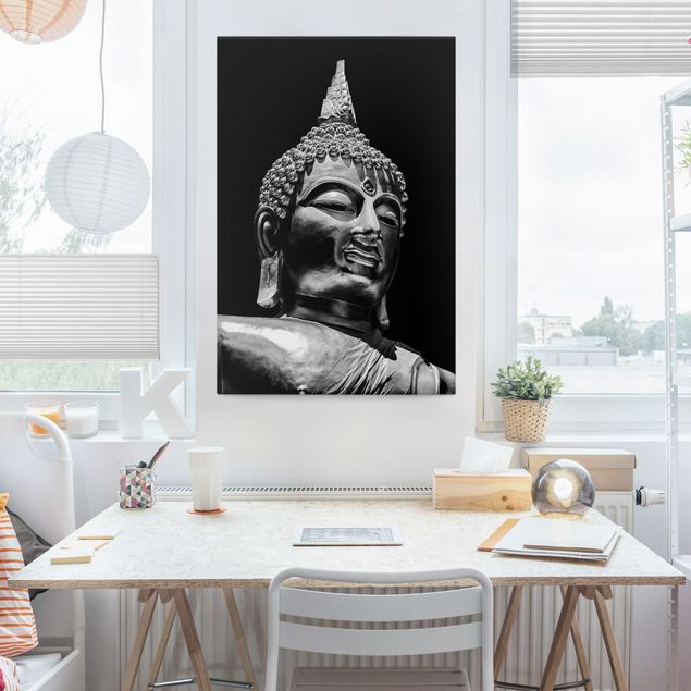 Canvas prints art print Buddha Statue Face