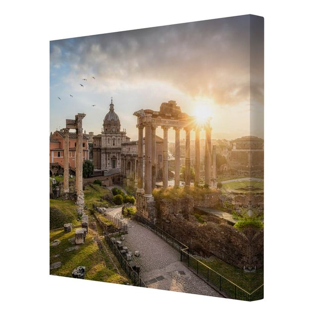 Canvas prints architecture Forum Romanum At Sunrise