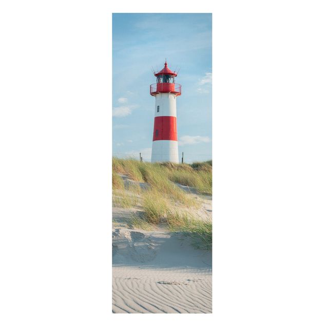 Sand dunes wall art Lighthouse At The North Sea
