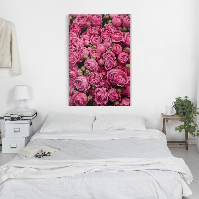 Floral canvas Pink Peonies