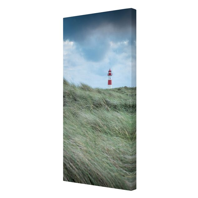 Canvas prints dunes Stormy Times At The Lighthouse