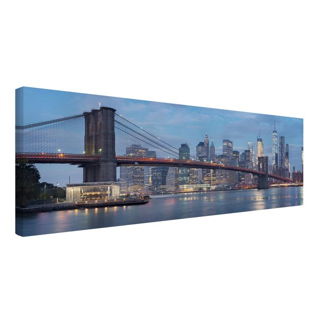 Contemporary art prints Brooklyn Bridge Manhattan New York