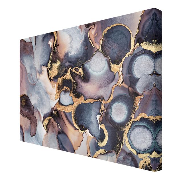 Elisabeth Fredriksson Marble Watercolour With Gold
