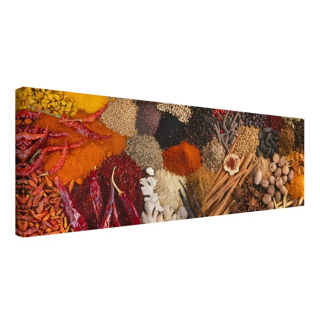 Orange canvas wall art Exotic Spices