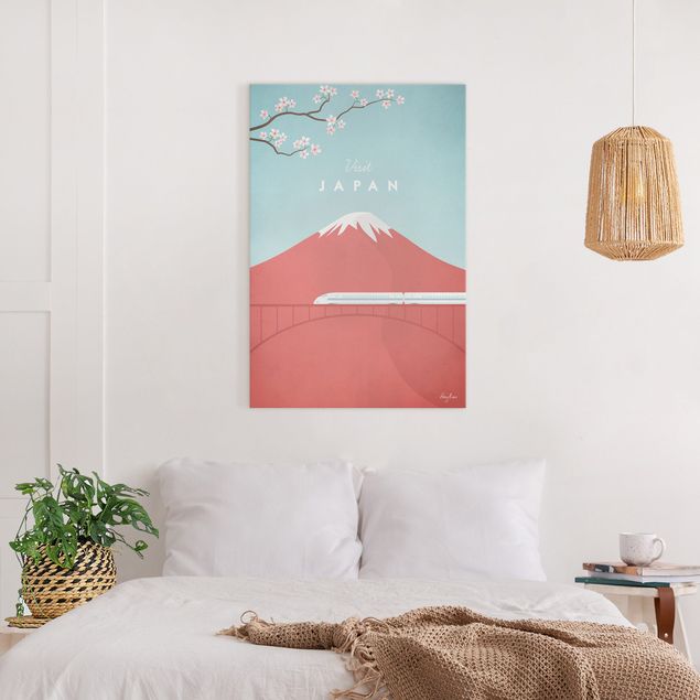 Prints landscape Travel Poster - Japan