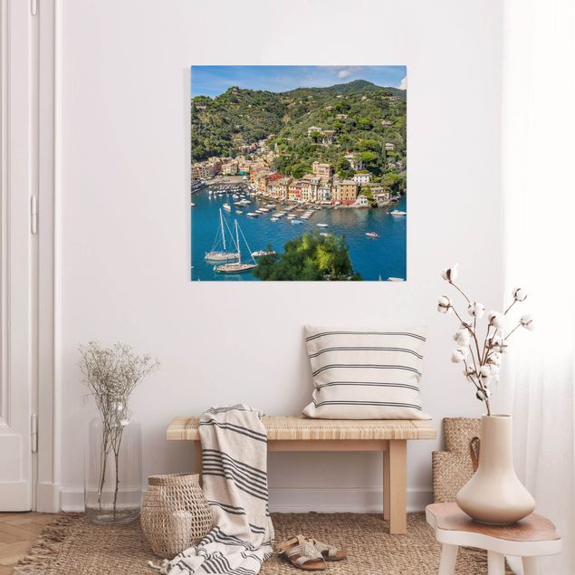 Prints landscape Portofino Harbour