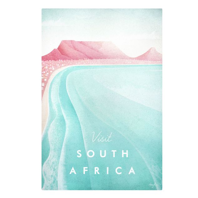 Canvas sea Travel Poster - South Africa