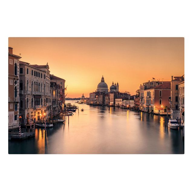 Modern art prints Golden Venice