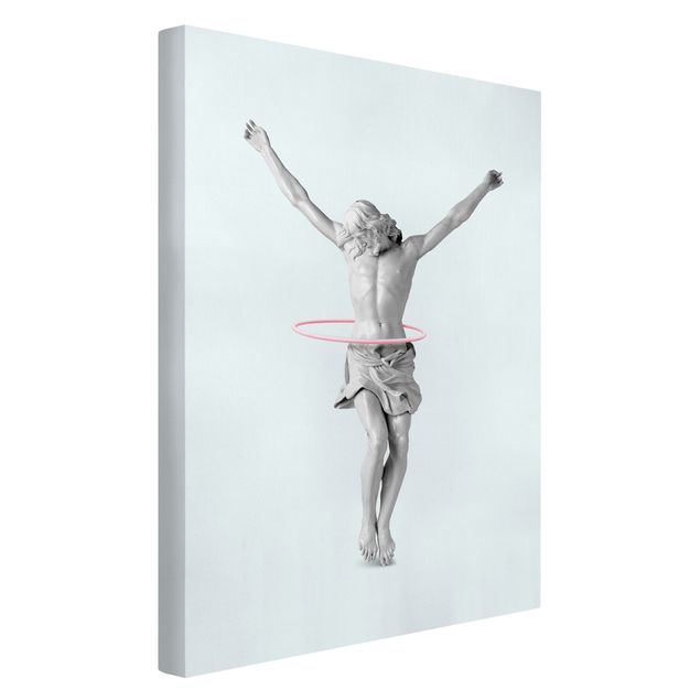Contemporary art prints Jesus With Hula Hoops