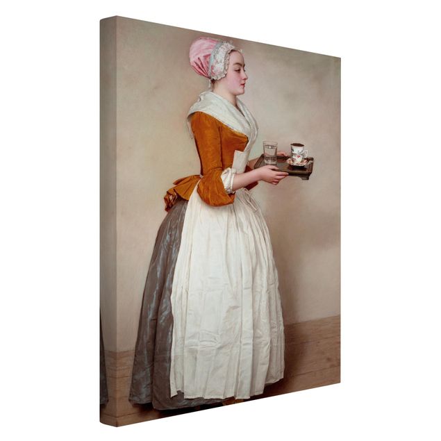 Canvas art Jean Etienne Liotard - The Chocolate Girl